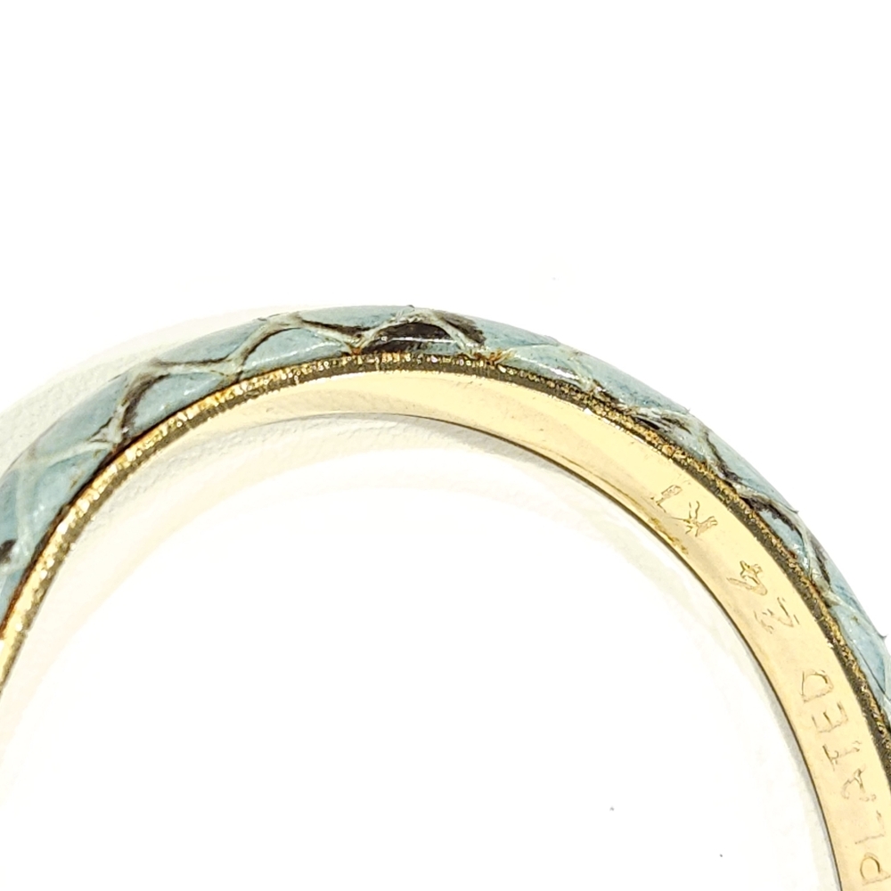 ❤️ 2/$30 Casini & Gori Vintage Snakeskin Bracelet 24KT Gold Plated Made in Italy - Picture 8 of 16
